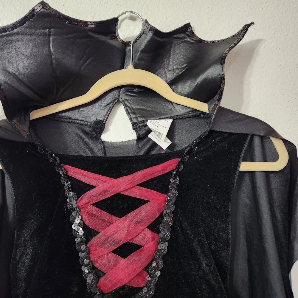Vampire little‎ girls halloween dress Dracula size Large